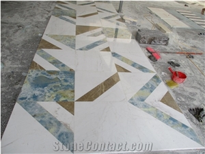 New Design And Style Waterjet Marble Medallion