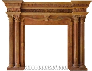 New Design French St. Louis Marble Fireplace Surround