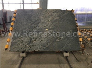 Silver Galaxy Grey Granite Rough Slabs For Kitchen
