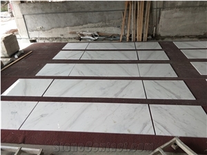Volakas White Marble Tile For Hotel Lobby & Wall Decoration