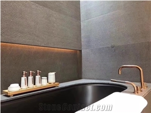 Apple Grey Sandstone Bathroom Flamed Wall Cladding Tiles