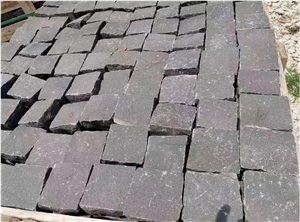 Good Quality Viet Nam Black Granite Used For Paver & Cobbles