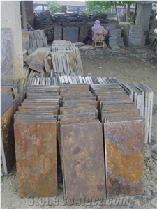 Rusty Slate Tile,China Yellow Slate Stone