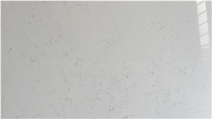 Bianco Carrara Medium White Artificial Quartz Stone Solid