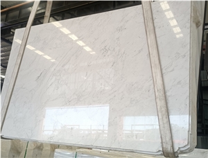 Old Quarry Italy Ariston White Marble Factory Stock Slabs
