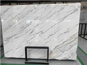 China Carrara White Marble,Guangxi White Marble Slab