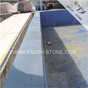 G612 Zhangpu Olive Green Swimming Pool Granite Paving Tile