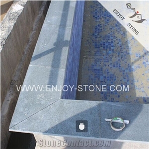 G612 Zhangpu Olive Green Swimming Pool Granite Paving Tile