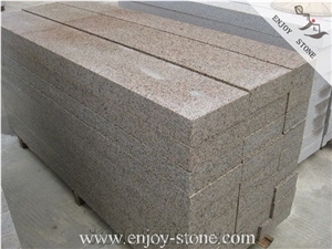 G682 Rusty Yellow Granite Tiles,China Zhangpu Yellow Granite