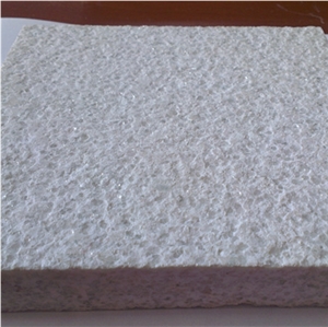 Chinese Flamed Pearl White Granite Tile