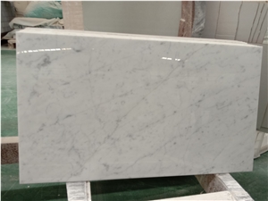 Classic Polished Carrara Marble Slab House Flooring Tile Use