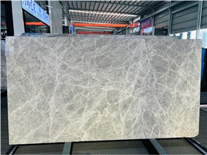 China Mine Warm Colors  1.8Cm Hermes Grey Marble Slabs