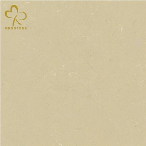 Natural Marble Look Beige Artificial Stone For Kitchen