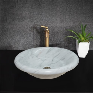 Carrara Marble Sink Marble Bathroom Inks Marble  Basin