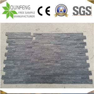 China 15*55CM Black Split Face Slate Z Cheap Stone Veneer