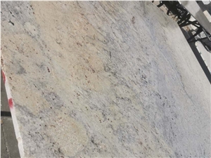 High Quality India River White Polished Granite Slab