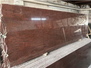 Popular Multicolor Red Bright Granite Slabs