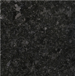 Popular Stone Angola Black Polished Granite Slabs