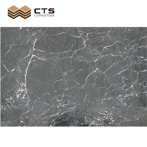 Cheap Polished Good Look Shadow Grey Marble Slab