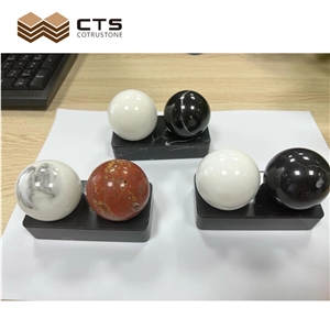 Home Decor Marble Products Small Hand Ball Ornamental Stone