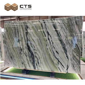 Ice Jade Marble Slab Natural Stone For Home Decor In Stock