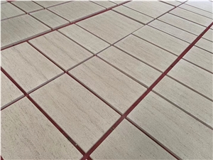 Moca Cream Beige Limestone Vein-Cut Slab Wall Floor Tiles