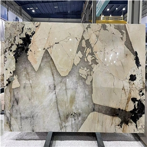 Pandora White Granite Slab For Wall And Floor Tiles