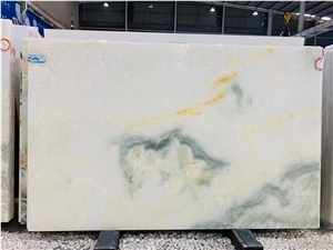 Abiazan White Onyx Slab In China Stone Market