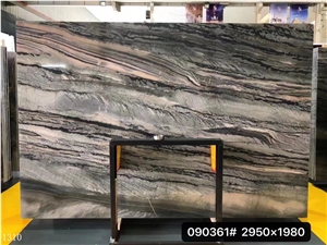Black Lightning Quartzite Agate Slab In China Stone Market