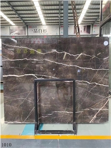 Brown Gold Marble Imperial Royal Golden Slab In China Market