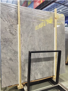 Silver Statuario Armani Calacatta Grey Slab In China Market