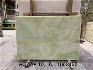 Verde Afghanistan Green Onyx Light  In China Stone Market