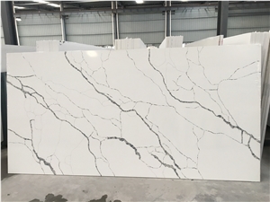Engineered Artificial Stone 24X24 White Quartz Floor Tiles