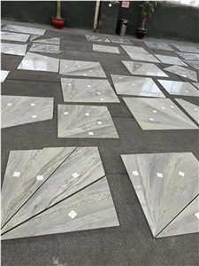 Brazil Luxury Polished Calaeatta White Granite Tiles Slab