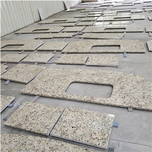 China Wholesale Custom Yellow Granite Slab Tiles