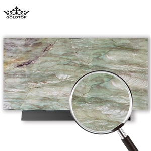 Factory  Decorative Gaya Green Marble Big Slab