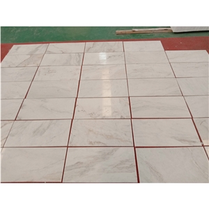 Natural Marble Slab White 300X300 Floor Tiles For Bathroom