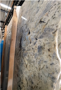Natural Polished Labrador Bianco Granite Big Slab