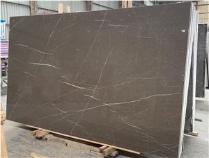 Ornament Golden Brown Marble Big Slab