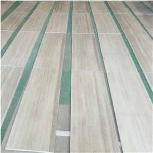 White Wood Vein Marble Slab Marmor Floor Tiles