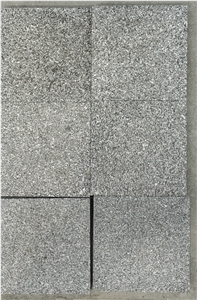 Dark Grey G654 Granite Paver Stone Black Cobblestone Paving