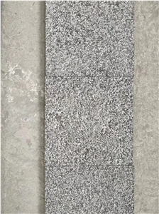 Dark Grey Granite Cobbelstone Bushhammer Granite Paver Stone