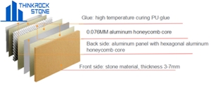Obama Wood Marble Lightweight Honeycomb Panels