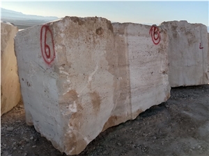 Beige Travertine Stone Blocks