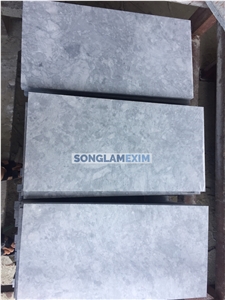 White Cloudy Marble Sandblasted Pavement