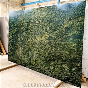 Verde Fusion, Picasso Green Granite, Fantastico Green Granite Slabs