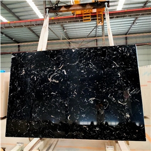 Black Artificial Marble Slabs