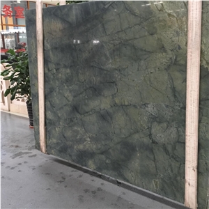 Factory Directly Supply Italian Dark Green Marble Slab