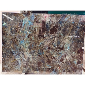 Hot Sale Lemurian Honey Blue Labradorite Tile Granite