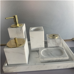 Luxury Design Marble Bathroom Accessories For Hotel And Home